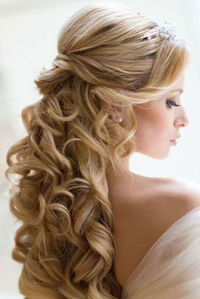 Coiffures de Mariage pour Cheveux Longs