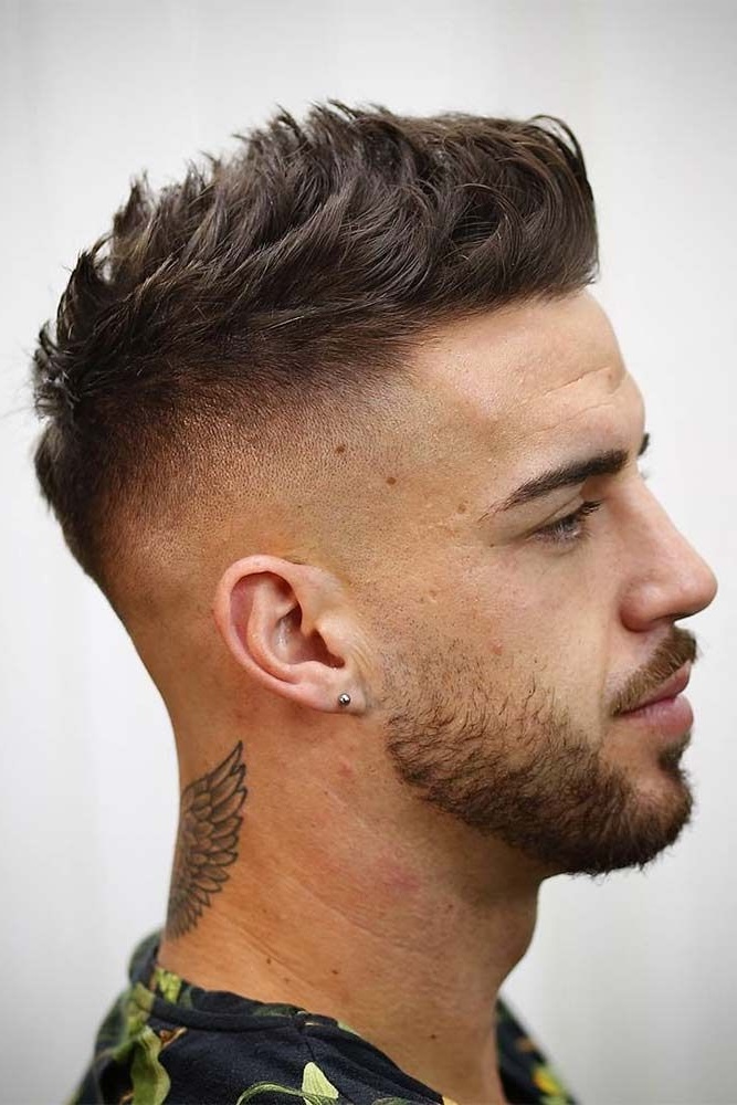 dégradé homme court