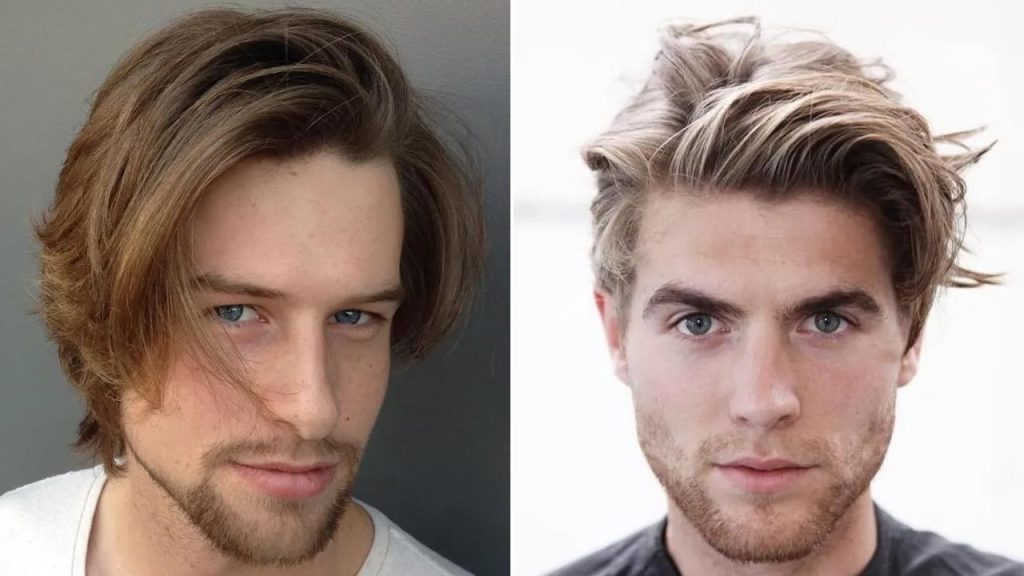 Cheveux mi-longs pour hommes