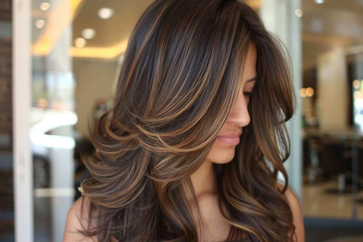 brun meche miel brun meche miel