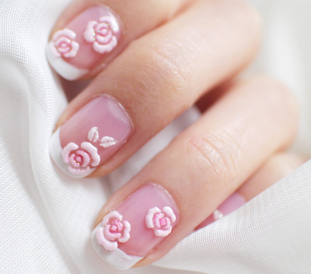 rose-art-nails