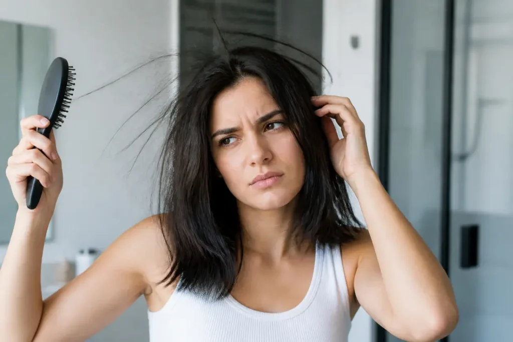 Pourquoi vos cheveux sont-ils électriques et comment les dompter ?