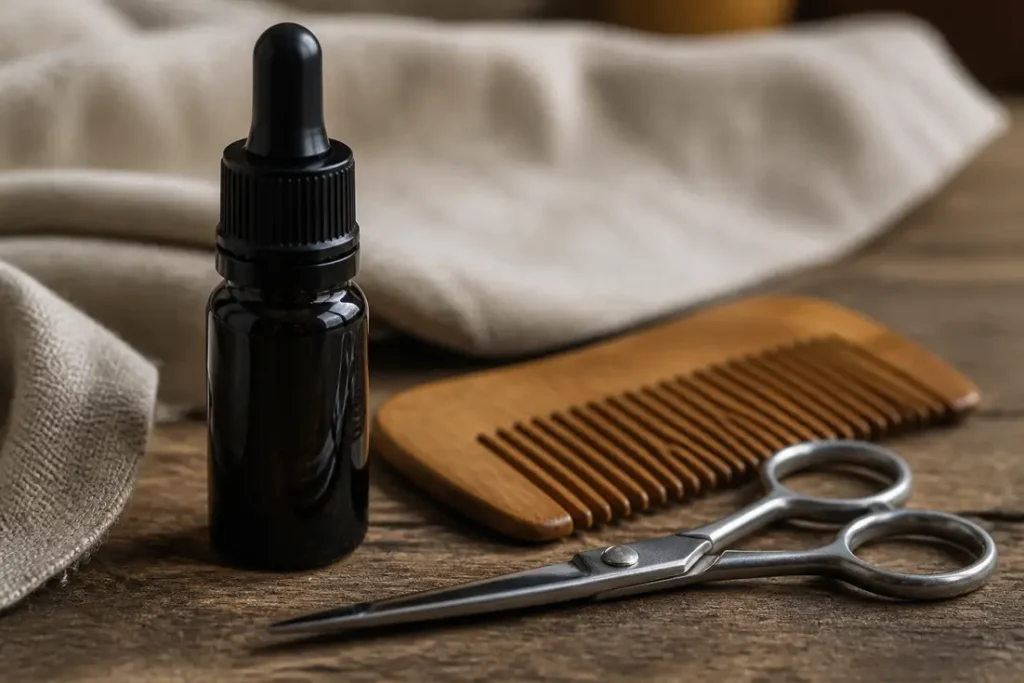 L'huile de ricin pour la barbe : comment l'utiliser pour la pousse ?