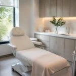 Emsculpt sans chirurgie pour muscler ventre et fessiers Salle de consultation médicale moderne équipée pour une séance d emsculpt sans chirurgie