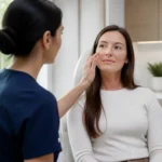 Consultation en cabinet d'esthétique pour évaluer le skinbooster prix résultats avis avant le soin.