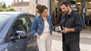 Un rétroviseur d’occasion pour réparer sa voiture